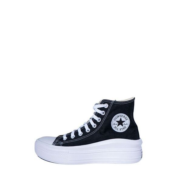 Converse Platform Cotton Sneakers Women Black - Picture 1 of 5